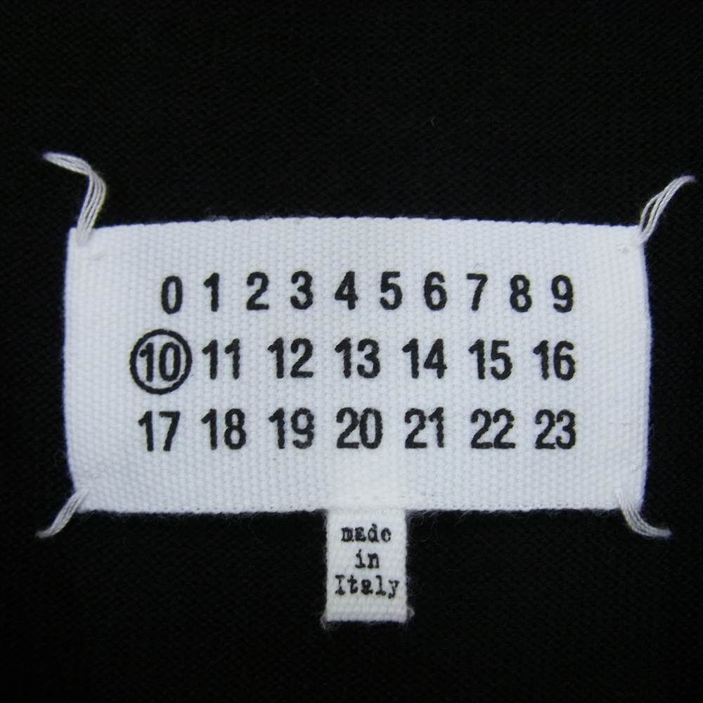 MAISON MARGIELA メゾンマルジェラ 18AW S30HB0048 10ライン バイカラー ブロック クルーネック ニット ブラック系 M【中古】