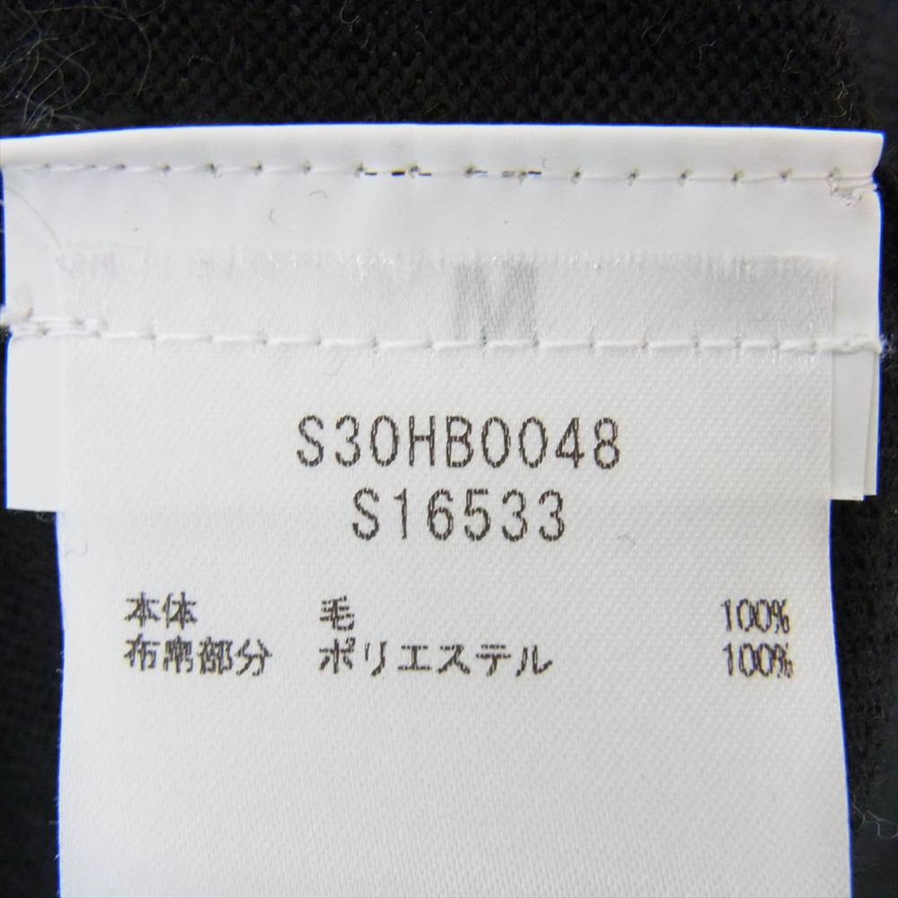 MAISON MARGIELA メゾンマルジェラ 18AW S30HB0048 10ライン バイカラー ブロック クルーネック ニット ブラック系 M【中古】
