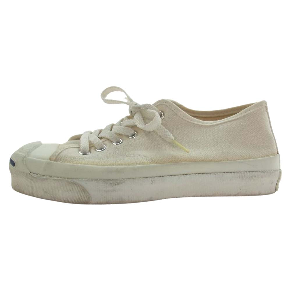 CONVERSE コンバース 90s USA製 CONVERSE JACK PURCELL ジャックパーセル ローカット スニーカー オフホワイト オフホワイト系 US 4 1/2【中古】