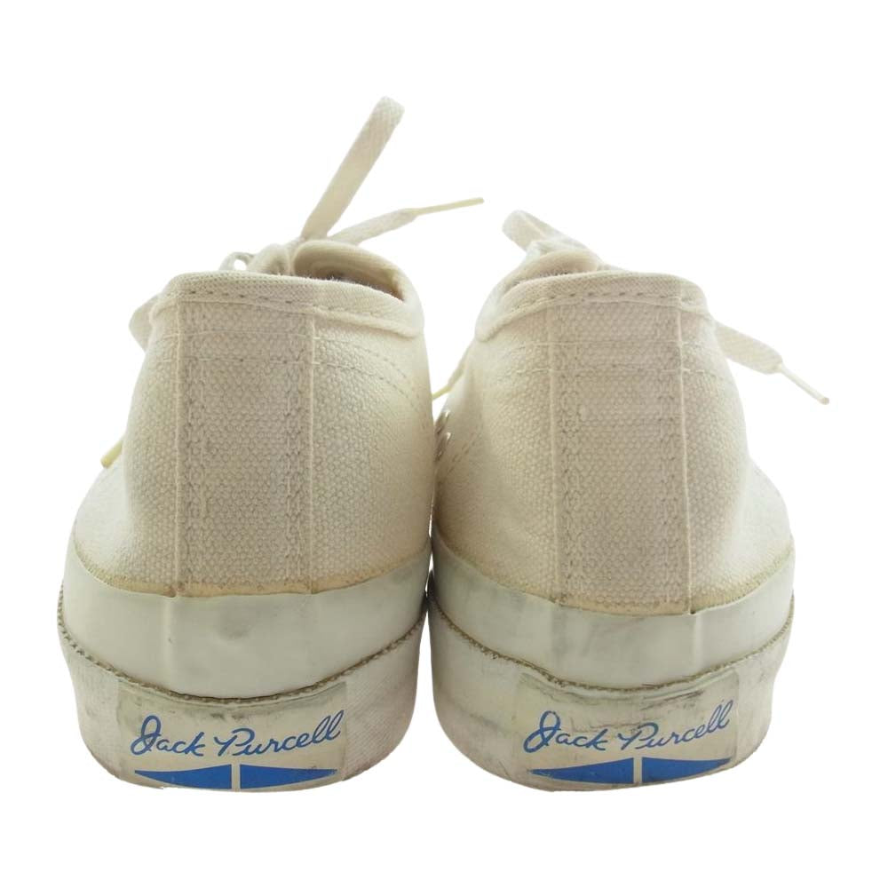 CONVERSE コンバース 90s USA製 CONVERSE JACK PURCELL ジャックパーセル ローカット スニーカー オフホワイト オフホワイト系 US 4 1/2【中古】