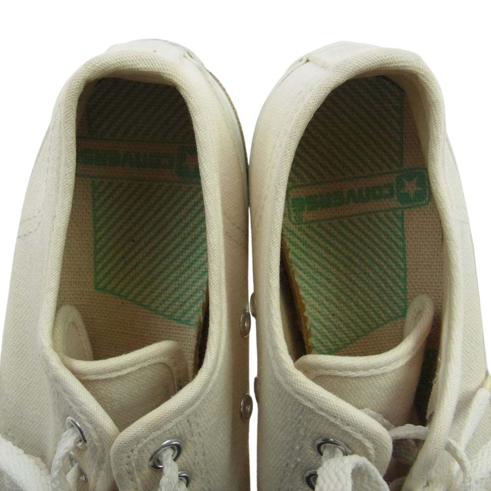 CONVERSE コンバース 90s USA製 CONVERSE JACK PURCELL ジャックパーセル ローカット スニーカー オフホワイト オフホワイト系 US 4 1/2【中古】
