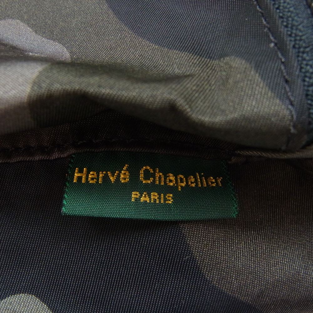 Herve Chapelier エルベ・シャプリエ 978W ナイロン デイパック MLサイズ カモフラージュ リュック カーキ系【中古】
