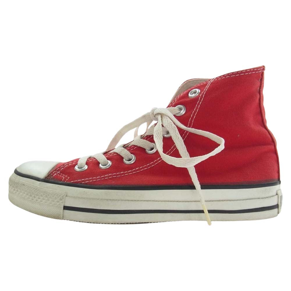 CONVERSE コンバース 90s USA製 ALL STAR HI オールスター ハイカット キャンバス スニーカー レッド レッド系 US 4 1/2【中古】