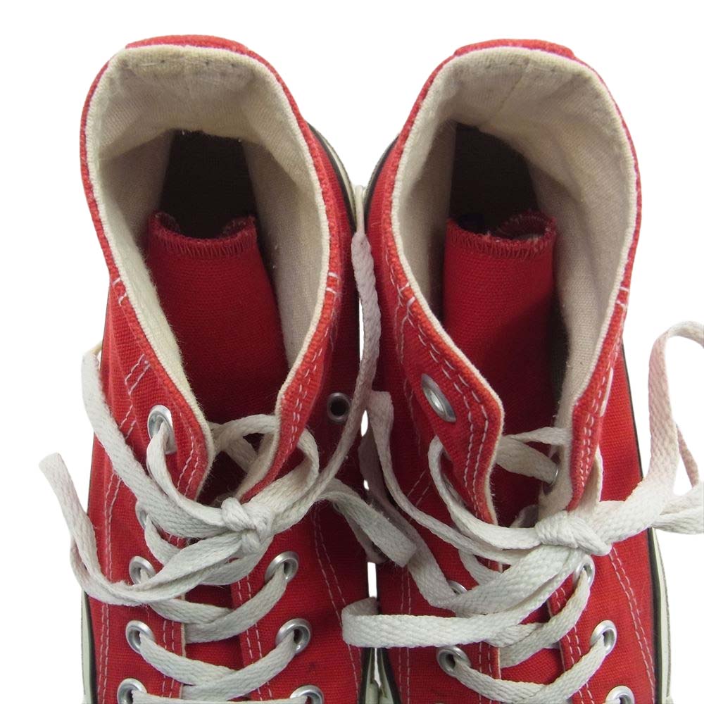 CONVERSE コンバース 90s USA製 ALL STAR HI オールスター ハイカット キャンバス スニーカー レッド レッド系 US 4 1/2【中古】