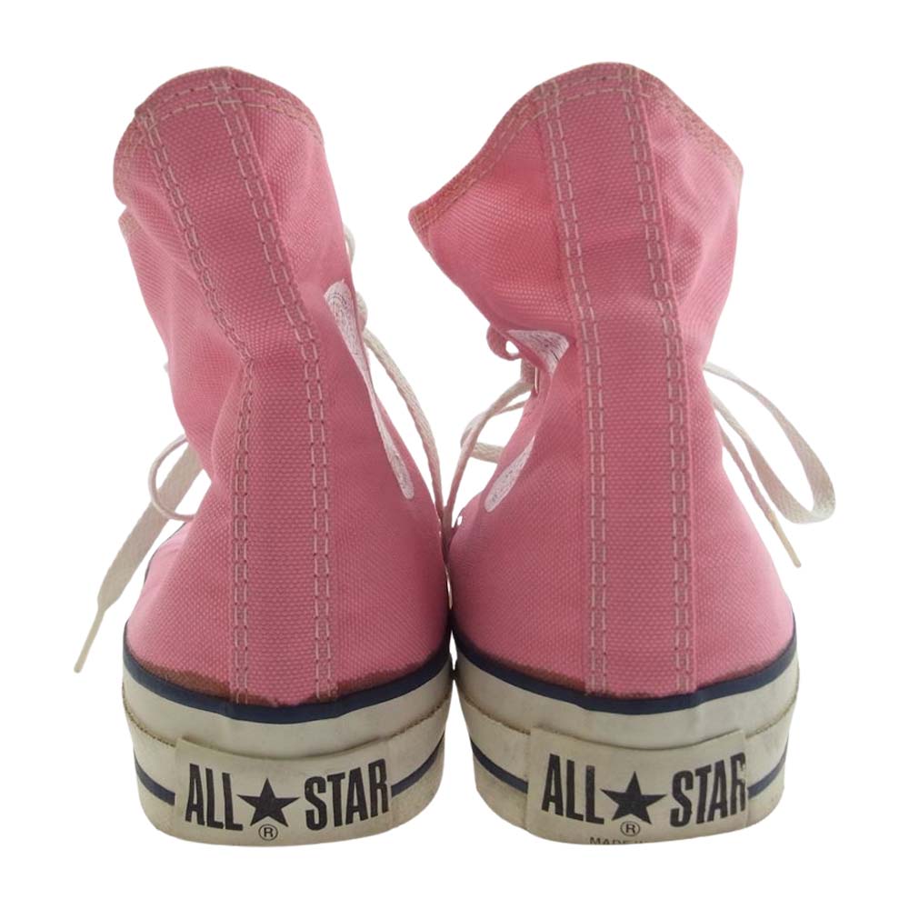 CONVERSE コンバース 90s USA製 ALL STAR HI オールスター ハイカット キャンバス スニーカー ピンク ピンク系 US 4【中古】