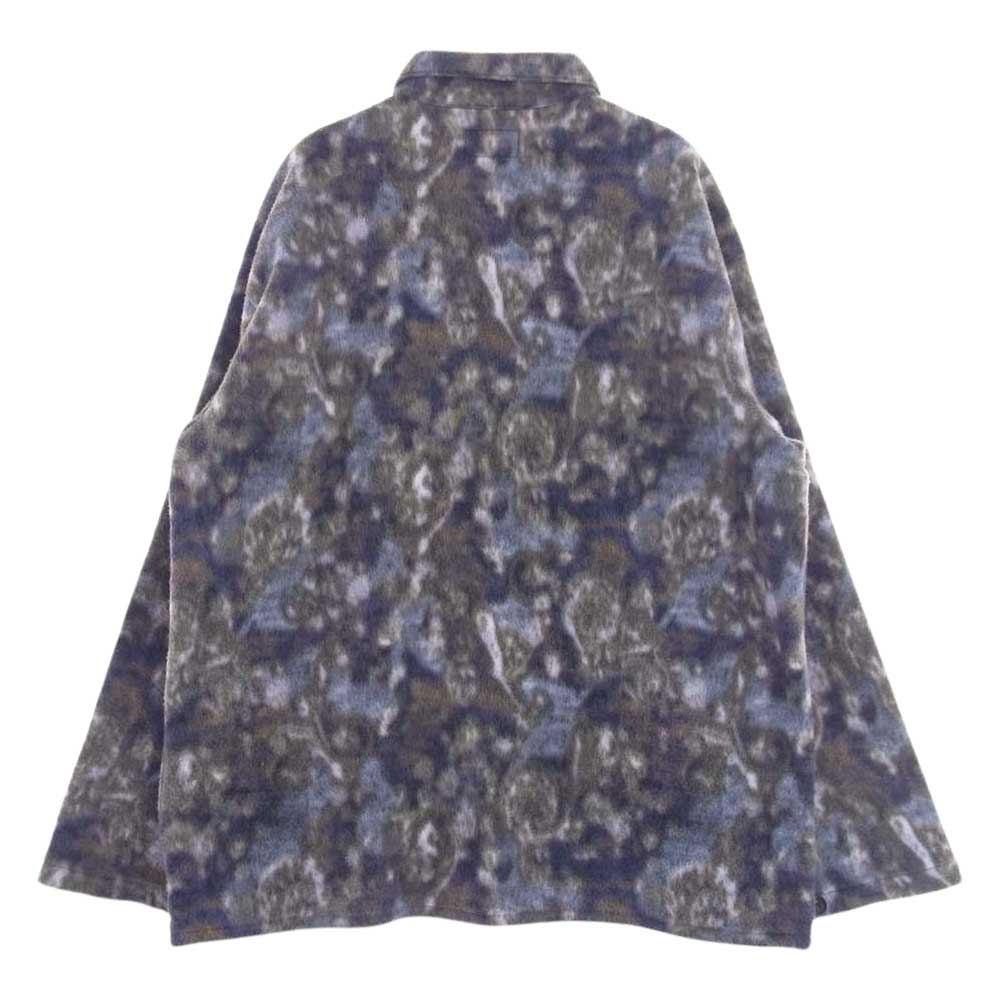 Supreme シュプリーム 21AW/ PAISLEY FLEECE SHIRT ペイズリー フリース シャツ マルチカラー系 M【中古】