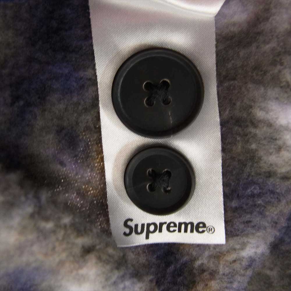 Supreme シュプリーム 21AW/ PAISLEY FLEECE SHIRT ペイズリー フリース シャツ マルチカラー系 M【中古】
