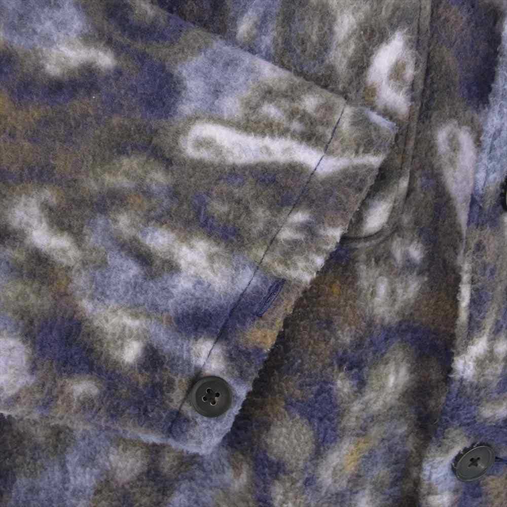 Supreme シュプリーム 21AW/ PAISLEY FLEECE SHIRT ペイズリー フリース シャツ マルチカラー系 M【中古】