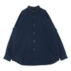 COMOLI コモリ 17AW L03-02002 コットン ネル コモリシャツ 長袖 シャツ 日本製 ネイビー系 2【中古】