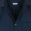 COMOLI コモリ 17AW L03-02002 コットン ネル コモリシャツ 長袖 シャツ 日本製 ネイビー系 2【中古】