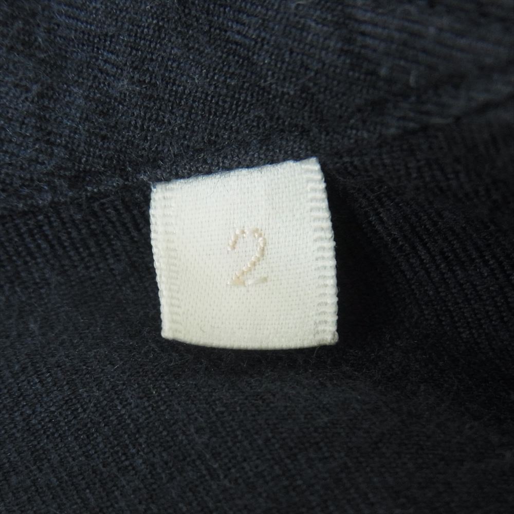 COMOLI コモリ 17AW L03-02002 コットン ネル コモリシャツ 長袖 シャツ 日本製 ネイビー系 2【中古】