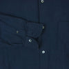 COMOLI コモリ 17AW L03-02002 コットン ネル コモリシャツ 長袖 シャツ 日本製 ネイビー系 2【中古】