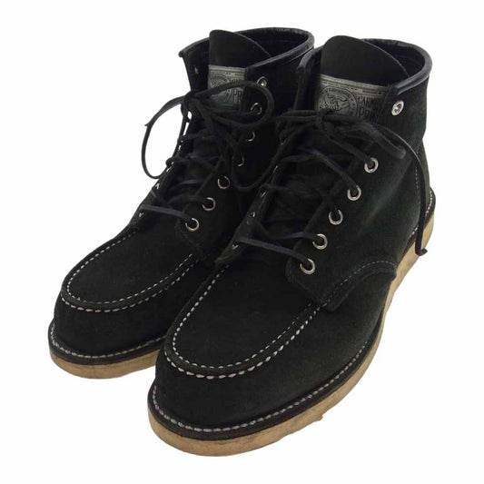 NEIGHBORHOOD ネイバーフッド × RED WING レッドウィング CLASSIC MOC クラシック モック ワーク スエード ブーツ ブラック系 US9【中古】