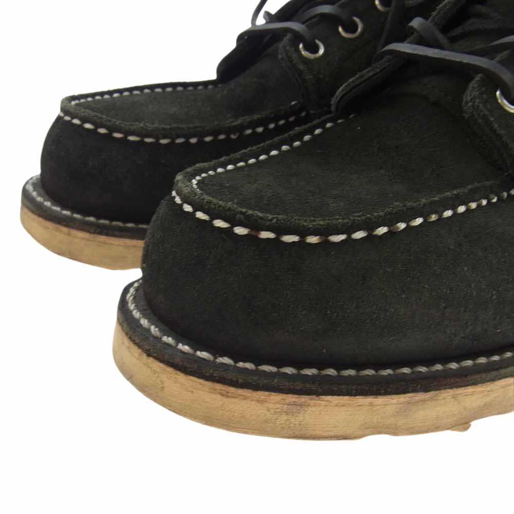 NEIGHBORHOOD ネイバーフッド × RED WING レッドウィング CLASSIC MOC クラシック モック ワーク スエード ブーツ ブラック系 US9【中古】
