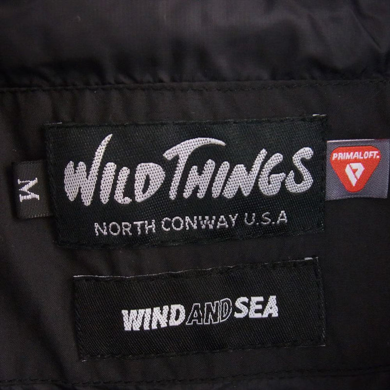 WIND AND SEA ウィンダンシー WT22524SN-WAS × WILDTHINGS ワイルドシングス Denari jacket デナリ ジャケット ブラック系 M【中古】