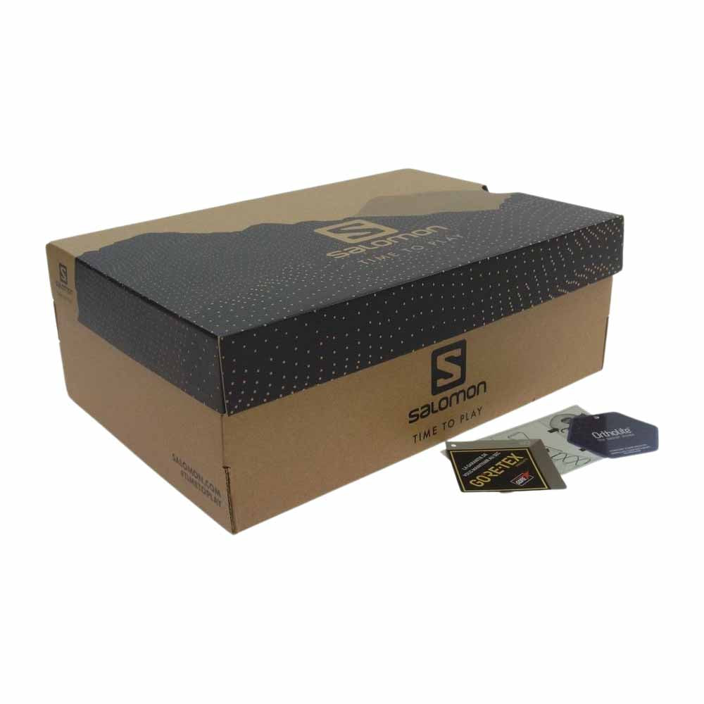 salomon サロモン 409889 XA PRO 3D v8 GTX ローカット スニーカー ブラック系 25.5cm【中古】
