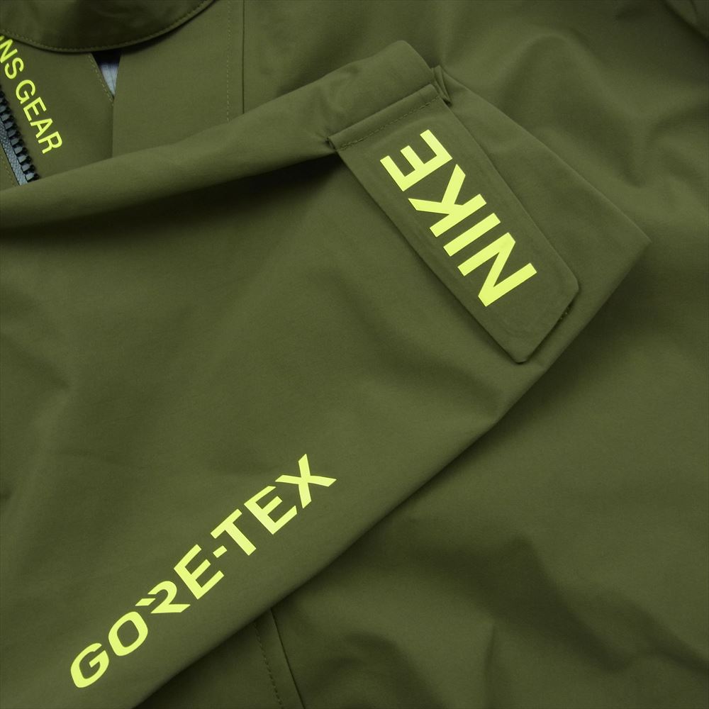 NIKE ナイキ AQ3516-395 LAB ACG GORETEX COAT OLIVE ラボ エーシージー ゴアテックス コート カーキ系 S【中古】