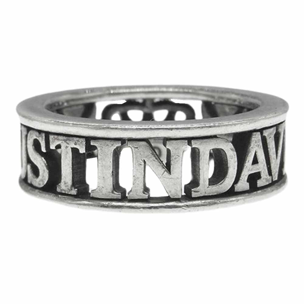 Justin Davis ジャスティンデイビス 　SRJ666  MAD LOVE マッドラブ クラウン クロス リング シルバー系 13号【中古】
