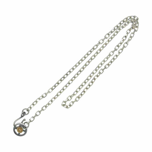 WINGROCK ウィングロック 金メタル メディスンホイール フック チェーン ネックレス シルバー系【中古】