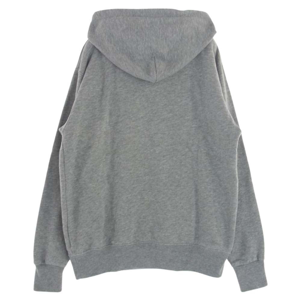 COMME des GARCONS コムデギャルソン SZ-T001 LOGO HOODED CDG ロゴ スウェット パーカー グレー系 S【中古】