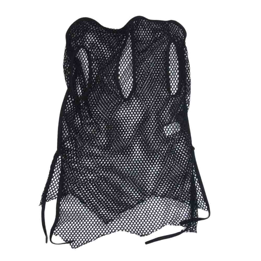 LIMI feu リミフゥ Cotton Mesh T B コットン メッシュ ノースリーブ カットソー ブラック系 2【中古】