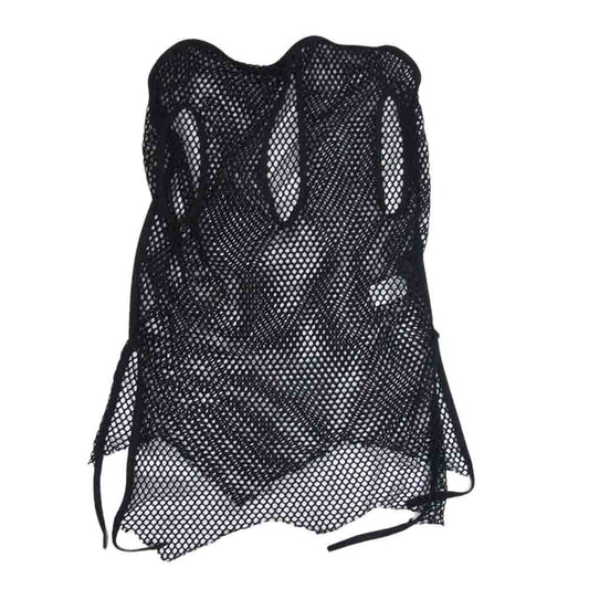 LIMI feu リミフゥ Cotton Mesh T B コットン メッシュ ノースリーブ カットソー ブラック系 2【中古】