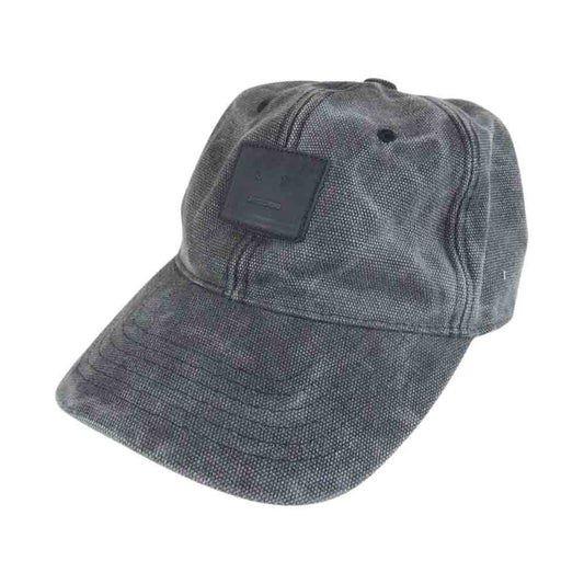 ACNE STUDIOS アクネストゥディオズ FA-UX-HATS000171 フェイスパッチ ベースボール キャップ グレー系 OS【中古】