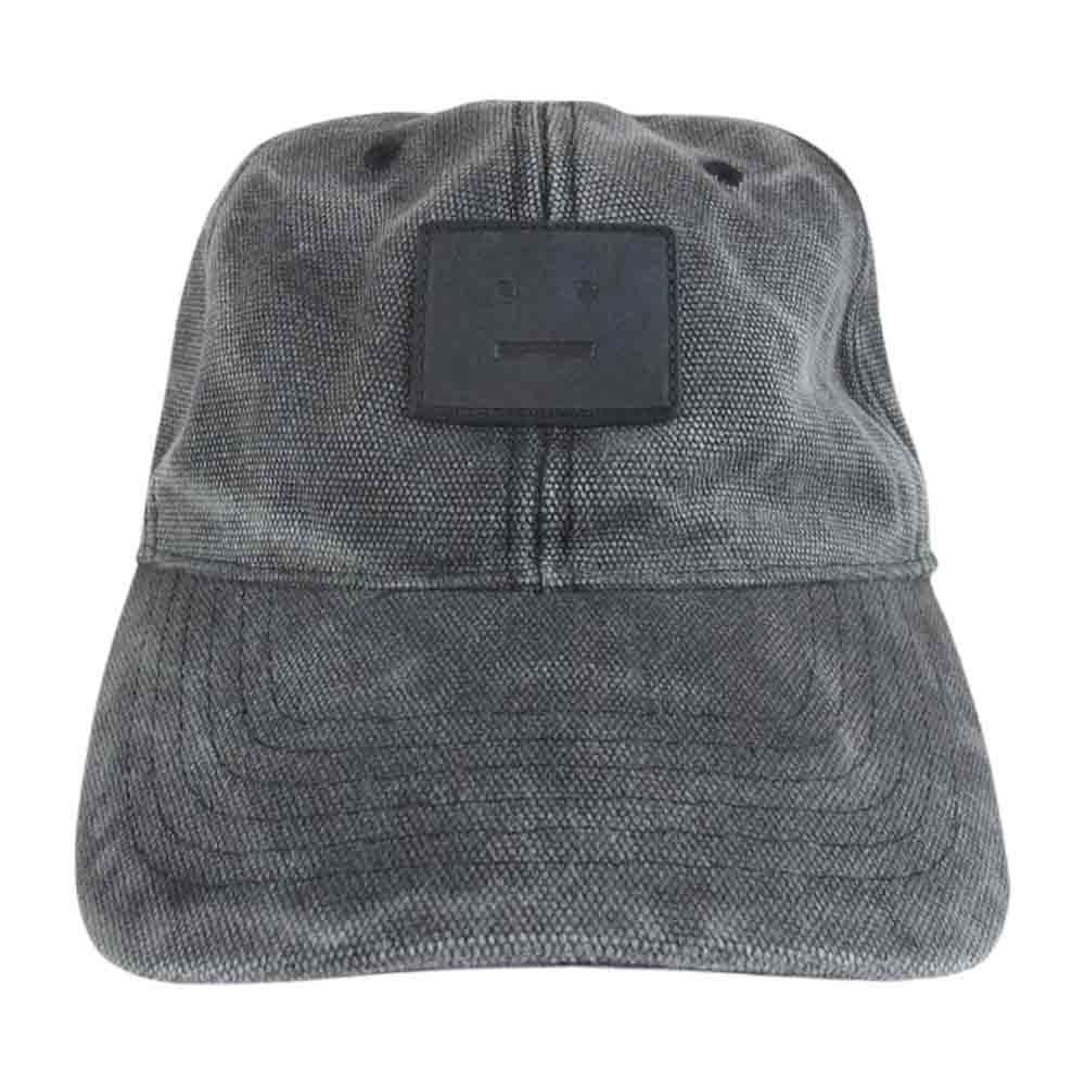 ACNE STUDIOS アクネストゥディオズ FA-UX-HATS000171 フェイスパッチ ベースボール キャップ グレー系 OS【中古】