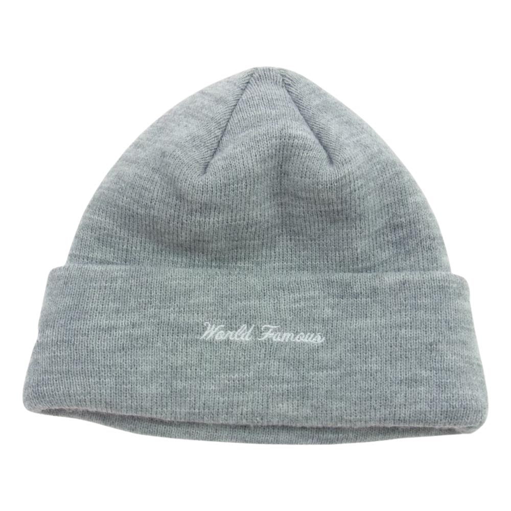 Supreme シュプリーム 18AW × NEW ERA ニューエラ Box Logo Beanie ボックス ロゴ ビーニー ニット キャップ グレー系【中古】