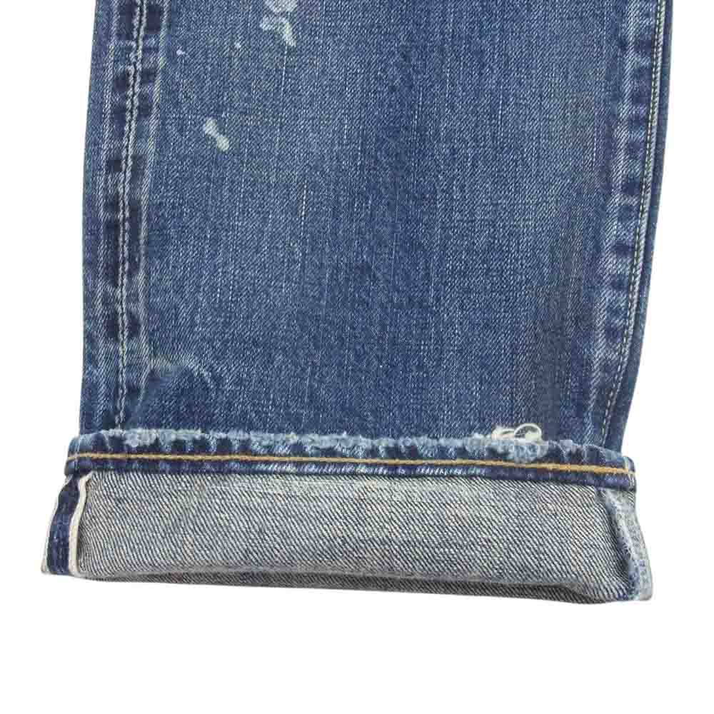 CHALLENGER チャレンジャー CLG PT018 002 REMAKE NARROW DENIM PANTS リメイク ナロー デニム パンツ インディゴブルー系 XL【中古】