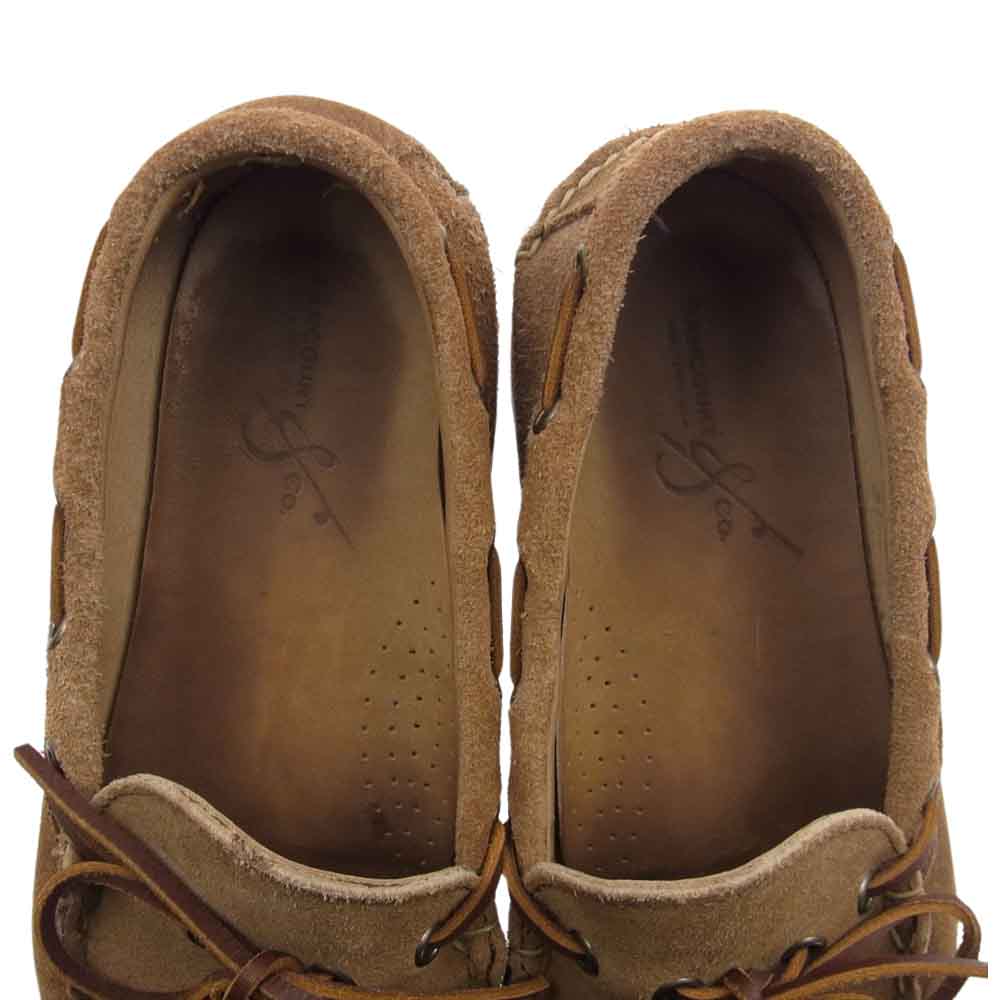 ランコート 43598 BEAMS ビームス別注 Gilman Camp Moc Khaki Suede スエード キャンプモック モカシン シューズ ライトブラウン系 9.5【中古】