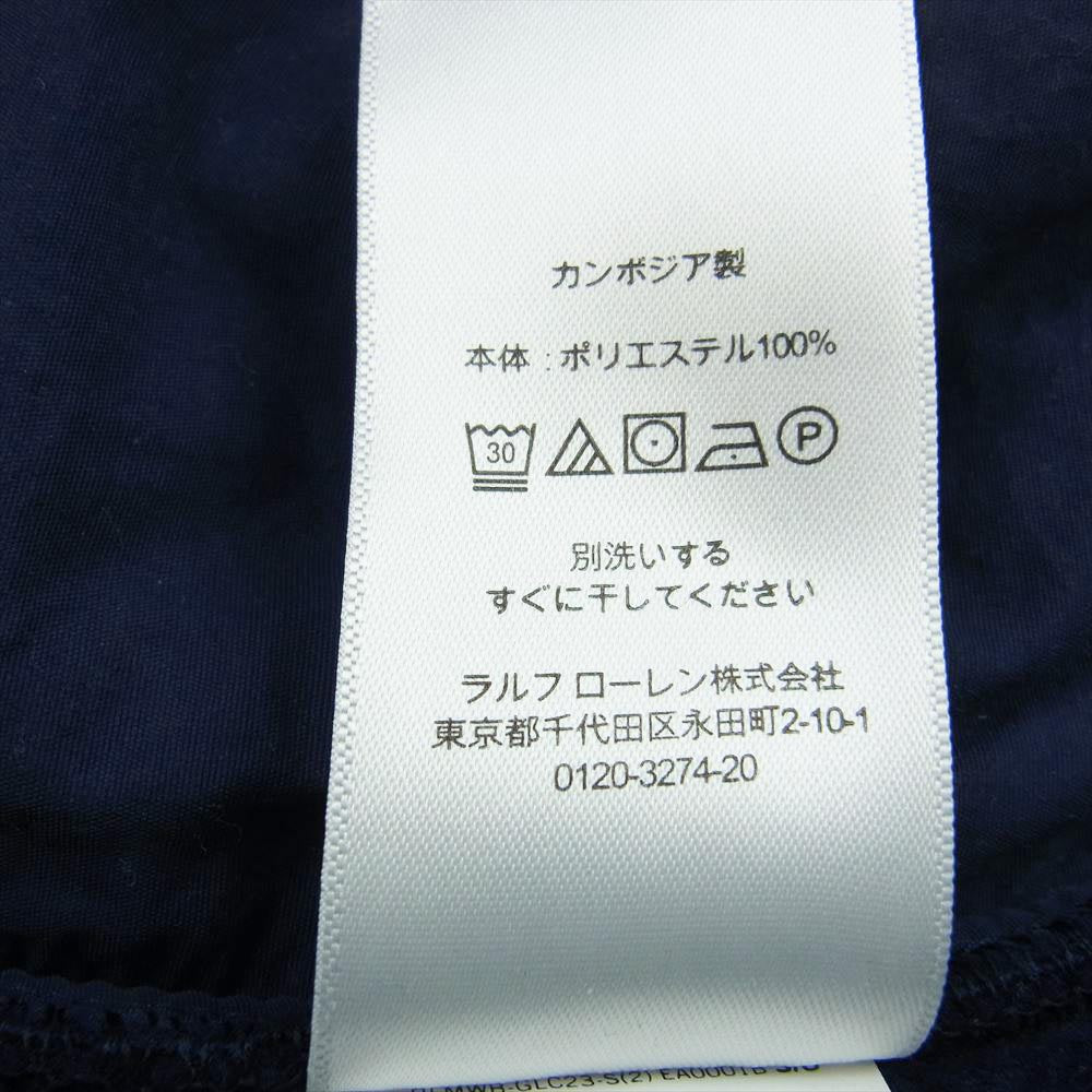 POLO RALPH LAUREN ポロ・ラルフローレン 22AW BEAMS ビームス別注 Navy and Gold Logo Collectio FLEECE JACKET ゴールドロゴ刺繍 フリースジャケット ネイビー系【美品】【中古】