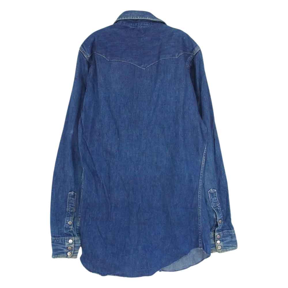 Wrangler ラングラー 60s 後期ブルーベルタグ デニム ウエスタン シャツ サイズ表記無【中古】