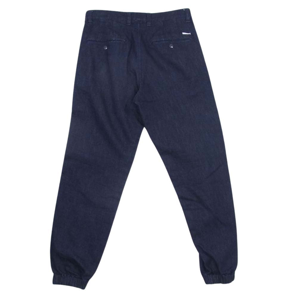 DESCENDANT ディセンダント デニム スウェット ジョガー パンツ インディゴブルー系 1【中古】