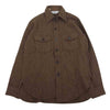 WOOLRICH ウールリッチ ヴィンテージ 70s ウール 長袖 シャツ ブラウン系 M【中古】