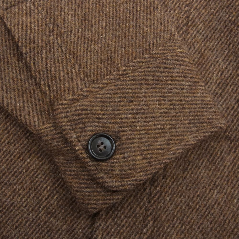 WOOLRICH ウールリッチ ヴィンテージ 70s ウール 長袖 シャツ ブラウン系 M【中古】