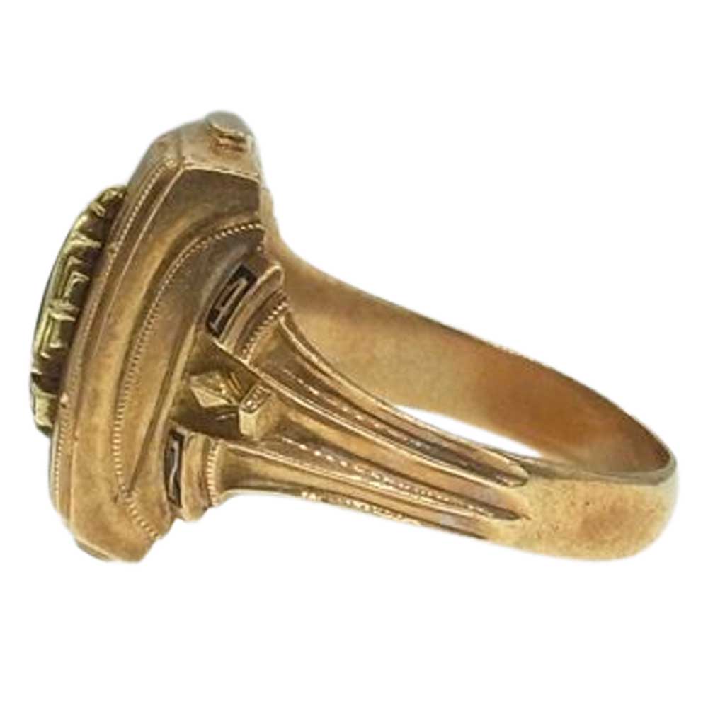 ヴィンテージ 90s 1947 カレッジリング HK10K刻印 ゴールド系 19号