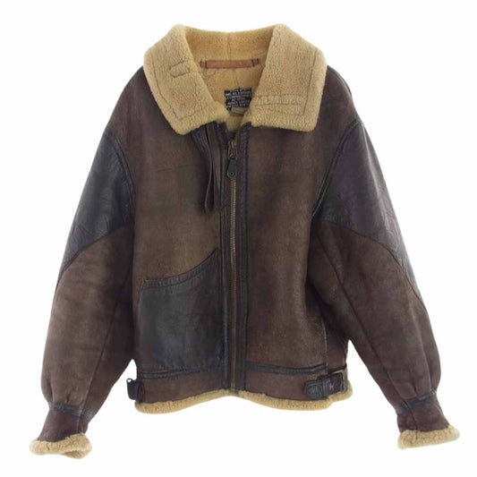 AVIREX アヴィレックス AC-17755 TYPE B-3 大戦モデル フライト ジャケット ブラウン系 36【中古】