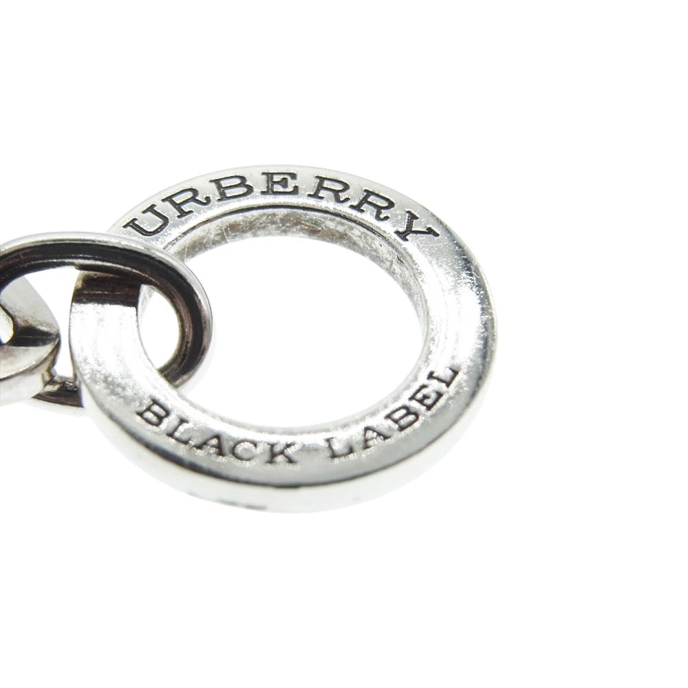 BURBERRY BLACK LABEL バーバリーブラックレーベル Tバー ブレス シルバー系【中古】