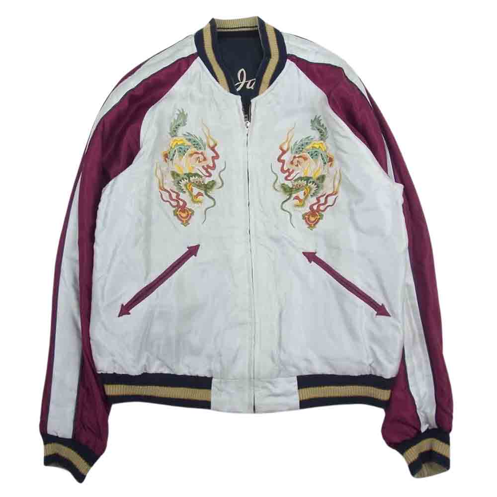 TAILOR TOYO TT11781 リバーシブル スカジャン サテン モスグリーン系 M【中古】
