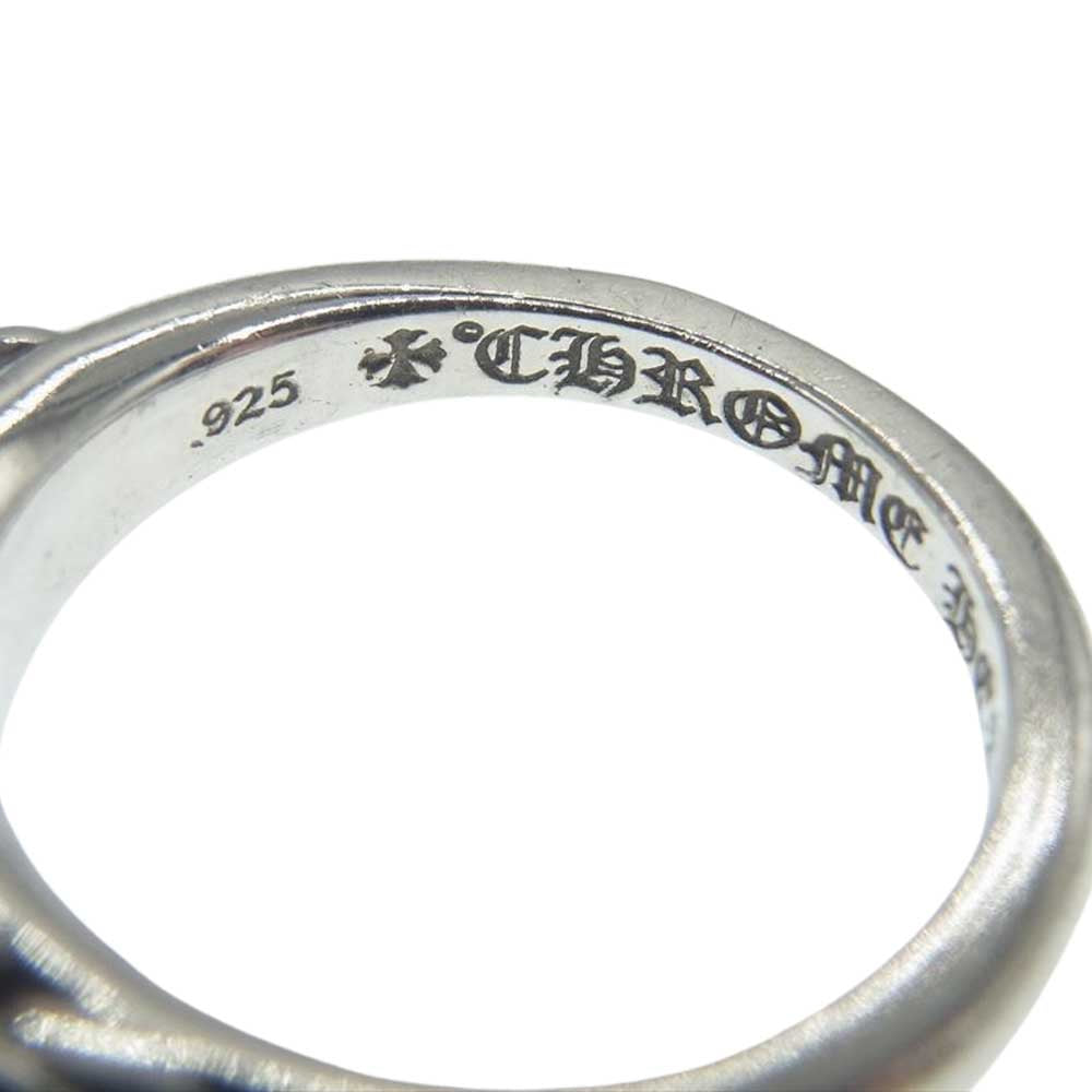 CHROME HEARTS クロムハーツ（原本無） BABY CLASSIC ベイビー クラシック フローラルクロス リング シルバー系 9号【中古】