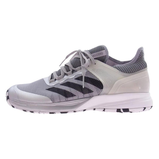 adidas アディダス CG3110 ADIZERO UBERSONIC 2 OC ソニック ローカット スニーカー シューズ シルバー系 ホワイト系 27cm【中古】