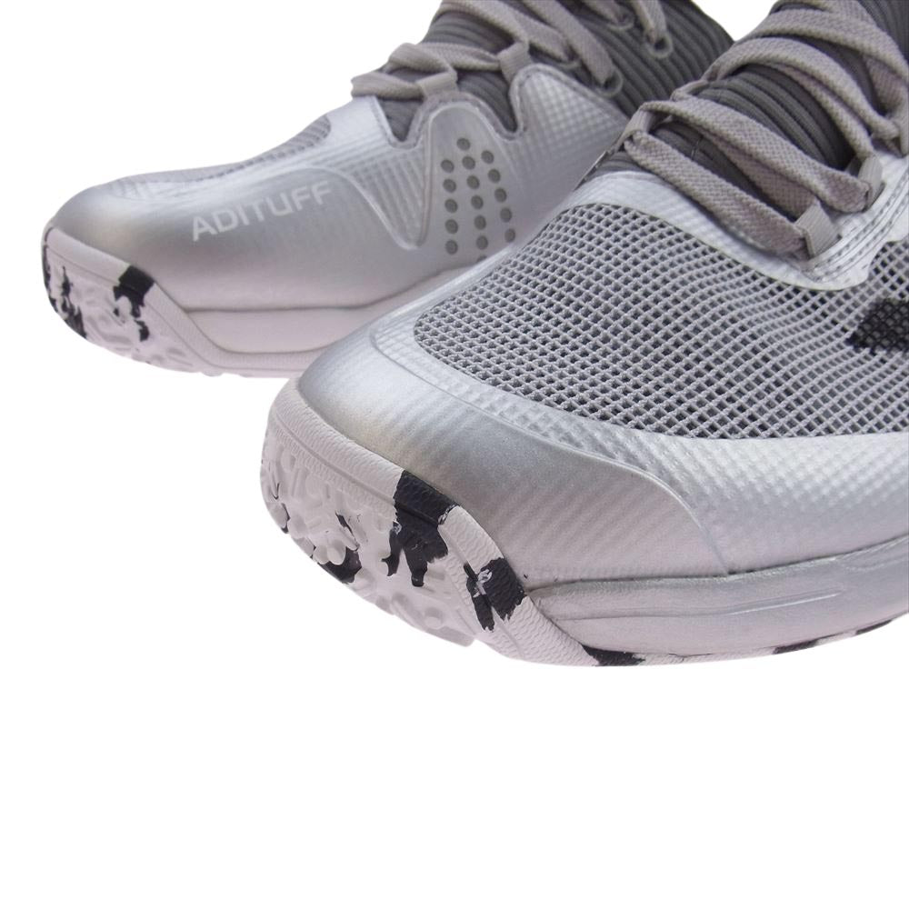 adidas アディダス CG3110 ADIZERO UBERSONIC 2 OC ソニック ローカット スニーカー シューズ シルバー系 ホワイト系 27cm【中古】