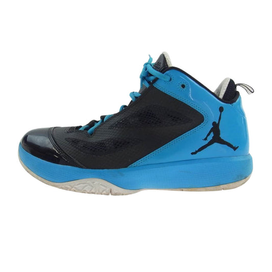 NIKE ナイキ 454486-004 AIR JORDAN 2011 Q FLIGHT エアジョーダン フライト スニーカー ブルー系 ブラック系 27cm【中古】