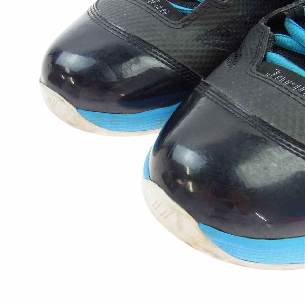 NIKE ナイキ 454486-004 AIR JORDAN 2011 Q FLIGHT エアジョーダン フライト スニーカー ブルー系 ブラック系 27cm【中古】