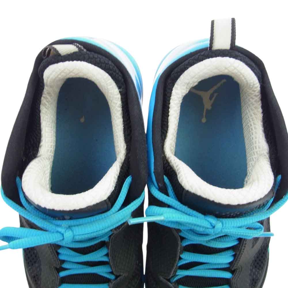 NIKE ナイキ 454486-004 AIR JORDAN 2011 Q FLIGHT エアジョーダン フライト スニーカー ブルー系 ブラック系 27cm【中古】