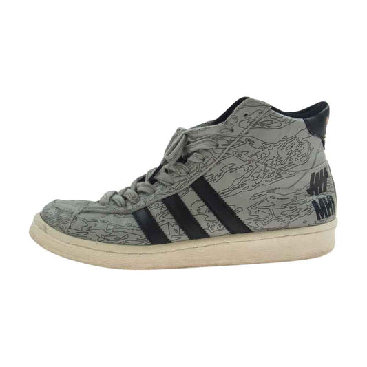 adidas アディダス × Undefeated x Maharishi Jabbar Hi B33982 アンディーフィーテッド マハリシ ハイカット スニーカー グレー系 ブラック系 27cm【中古】