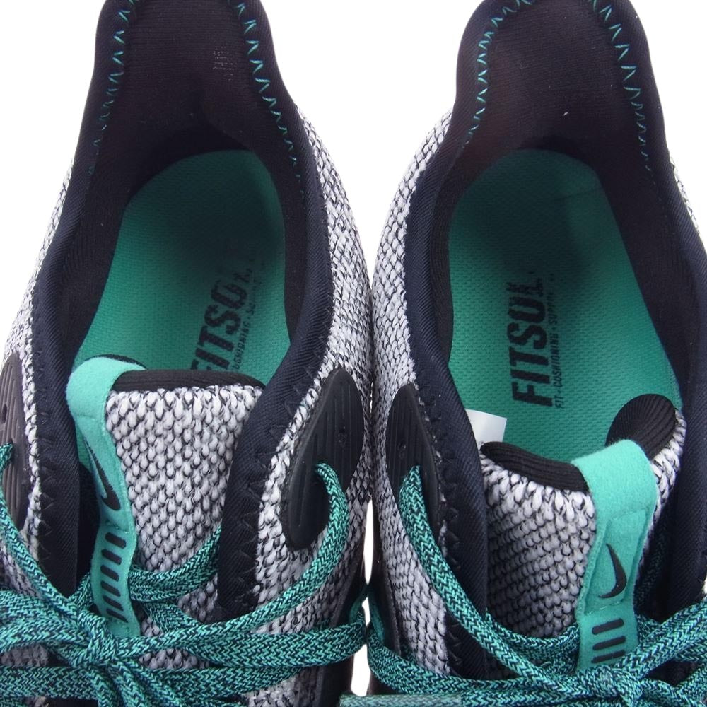 NIKE ナイキ 921694-100 AIR MAX SEQUENT3 エアマックス シークエント ローカット スニーカー WHITE/HYPER JADE-BLACK 27cm【中古】