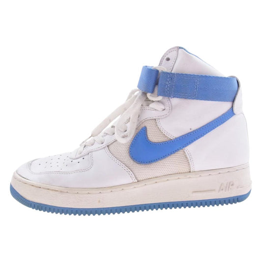 NIKE ナイキ 990204-HJ Air Force 1 High AF1 エアフォース ハイ スニーカー ホワイト ブルー ホワイト系 ライトブルー系 27cm【中古】