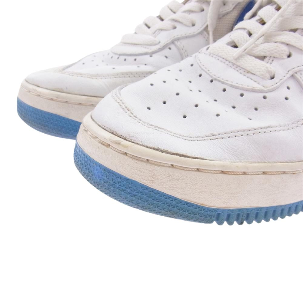 NIKE ナイキ 990204-HJ Air Force 1 High AF1 エアフォース ハイ スニーカー ホワイト ブルー ホワイト系 ライトブルー系 27cm【中古】